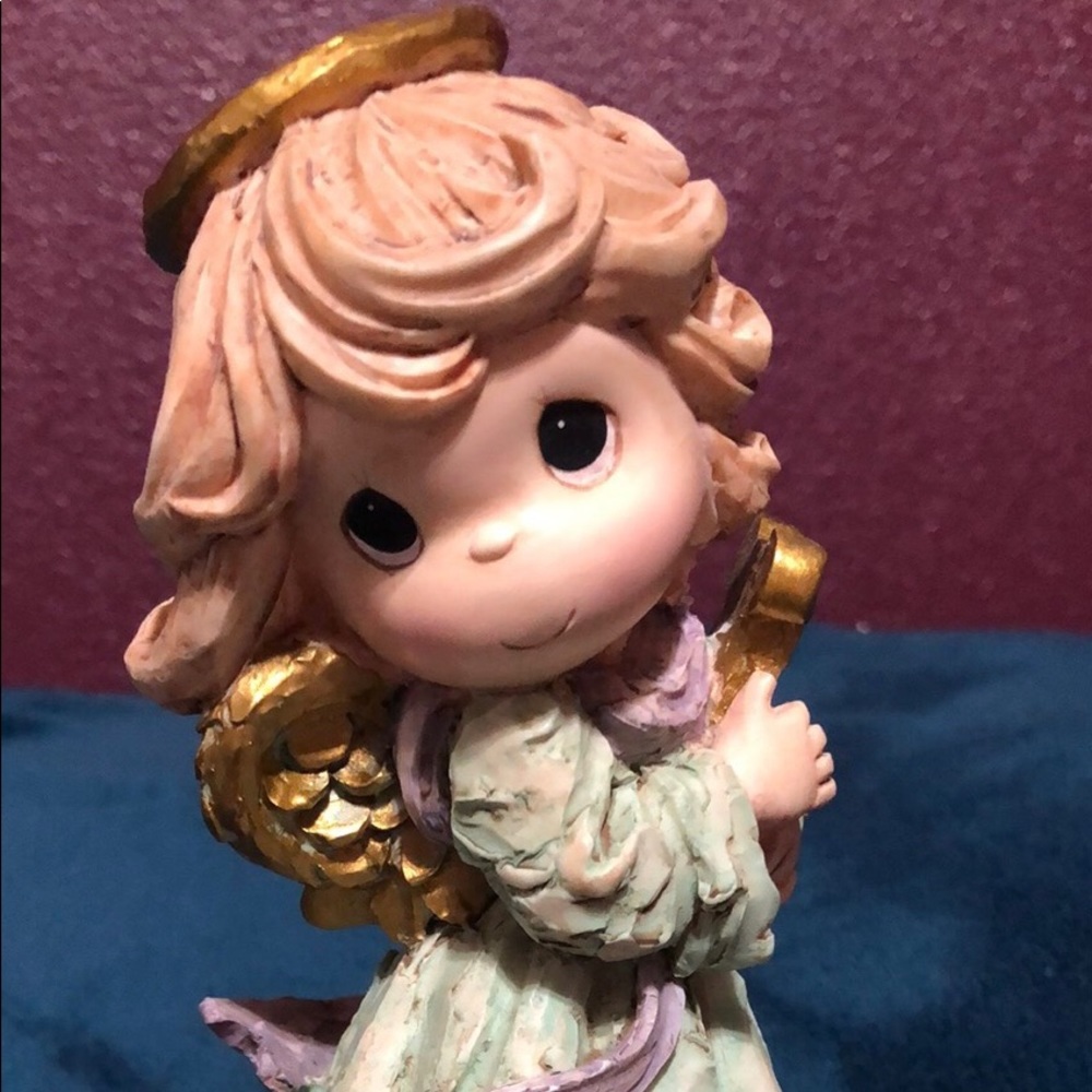 Precious Moments Musical Angel with Lyre